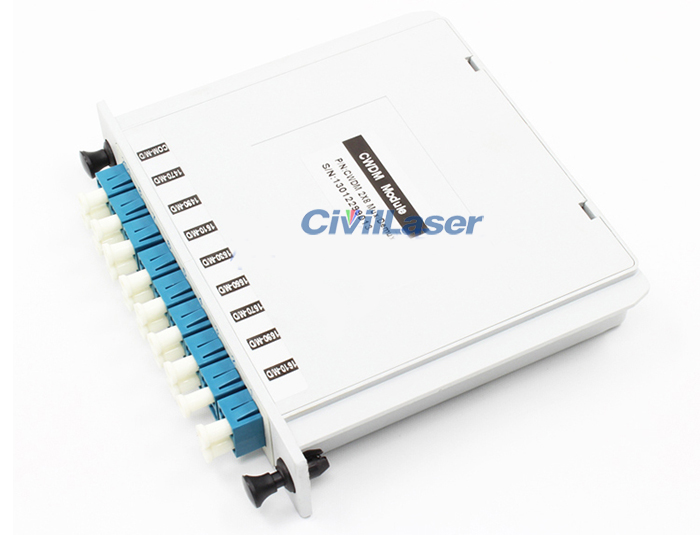  Insert Type Coarse Wavelength Division Multiplexer MUX/DEMUX 8 Channel CWDM